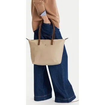 Oblečení a móda Kabelka Tommy Hilfiger Popette Tote AW0AW17711 Hnědá OS
