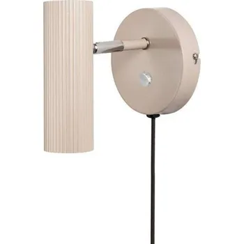 Lampička Globen Lighting Nástěnné světlo Hubble, béžové béžová, chromová 1 x 15 W - Doprava zdarma