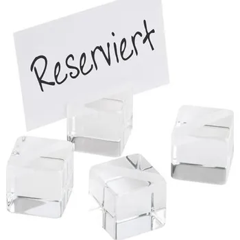 Stojánek na vánoční stromek APS Univerzální stojan se štítky 30x30x30 mm, sada 4 kusů | APS, Dice