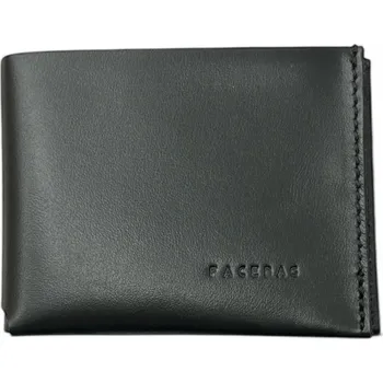 Peněženka FACEBAG Kožená peněženka / pouzdro - černá