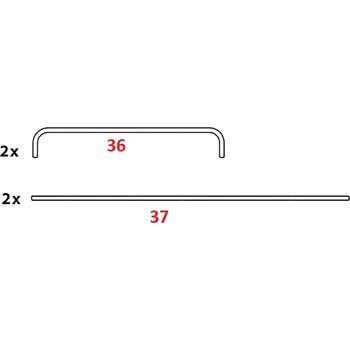 Příslušenství k zahradnímu nábytku Konstrukce stříšky na houpačku Milano/ Vita / Celebes Antracit PATIO DA-405083