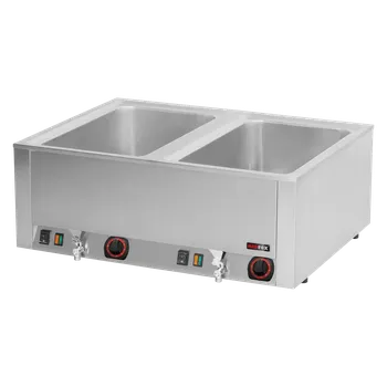 Stolní pila Vodní lázeň elektrická 2x GN 1/1 - 200 stolní s výpustí | REDFOX - BMV 2120