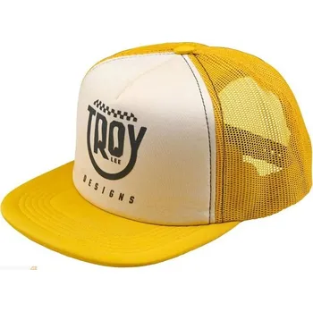Módní doplněk Troy Lee Designs Kšiltovka Troy Lee Designs TRUCKER SNAPBACK SMILEY, golden - Uni
