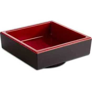 APS Mísa čtvercová 0,16 l, černo-červená | APS, Asia Plus