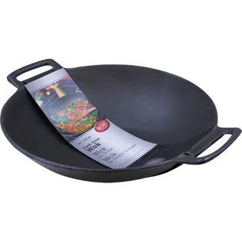 Pánev Tablecraft Litinová wok pánev 6,5 l| TOM, TC-30116