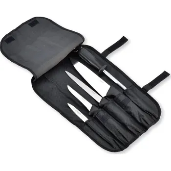 Kuchyňský nůž GIESSER Sada nožů v textilním pouzdře, černá | GIESSER, 8296 5 k