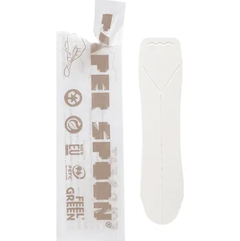 Příbor Gastro obaly BIO papírová mini lžička na zmrzlinu 94mm individuálně balená (min. počet 400ks)