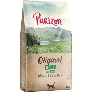 Krmivo pro kočku 6,5kg Purizon Original jehněčí s rybou - bez obilovin granule pro kočky