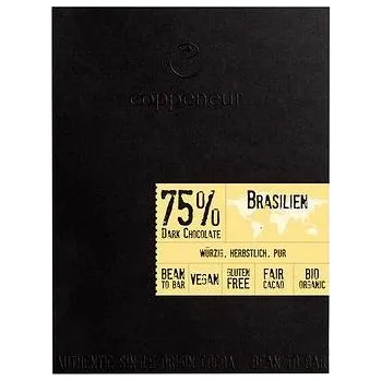 Fitness strava Brazílie 75%, hořká čokoláda, BIO