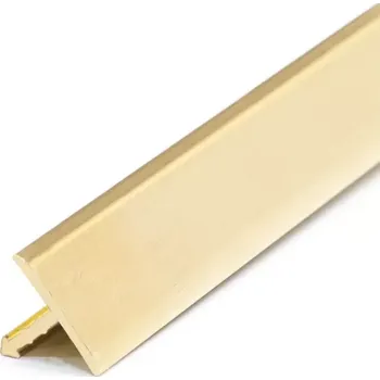 Stavební profil Lišta Dělící profil T 26 mm, 2.5 m, leštěná mosaz (Mosaz "T" 26mm / 2,5m leštěný )