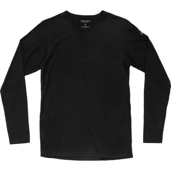 Pánské lehké vlněné triko Devold Breeze Merino 150 Shirt Man GO 180 221 A 950A Black 25/26 XL
