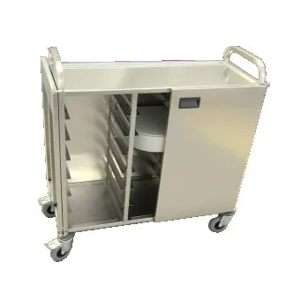 Úklidový vozík ABNER VOZÍK NEK 3/7 MM S HORNÍ ODKLÁDACÍ POLICÍ | ABNER, 90749