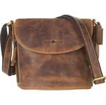 GREENBURRY Dámská kožená kabelka Florence 1727-25 hnědá