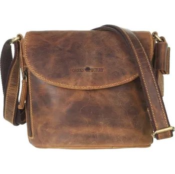 Kabelka GREENBURRY Dámská kožená kabelka Florence 1727-25 hnědá