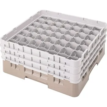 Cambro Koš Camrack 49 pozic, výška sklenice 30 cm - Béžová| TOM, R-49S1114-184