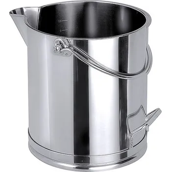 Myčka nádobí CONTACTO Vědro z nerezové oceli na nápoje s úchytem a výlevkou 20 l | CONTACTO, 3100/020