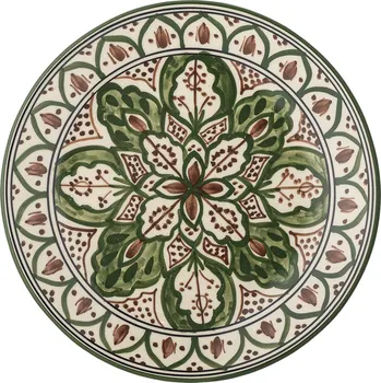 Talíř Bloomingville, Snídaňový talíř Karlie 19 cm zelený - Formadore