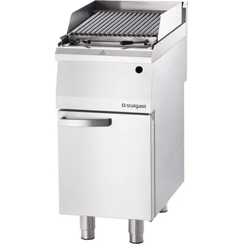 Kuchyňský gril STALGAST Lávový gril plynový, rošt S G30 400 mm | STALGAST, Linia 700