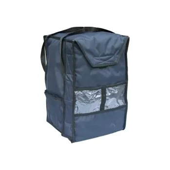 Taška na bowlingovou kouli FURMIS Taška na pizzu na 14 krabic 350x350 mm, material Cordura, černá s červeným lemováním | FURMIS, T14S