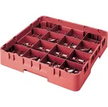 Cambro Koš Camrack 16 pozic, výška sklenice 9 cm - Červená| TOM, R-16S318-163