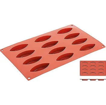 Plech na pečení CONTACTO Silikonová forma na pečení, formičky o rozměru 72x30 mm | CONTACTO, 6649/072