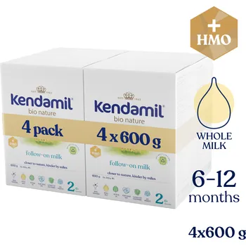 Potravina 4x Kendamil BIO Nature 2 HMO+ (600 g)
