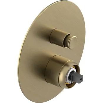 Sapho ULTRAMIX tělo podomítkové sprchové baterie, 2 výstupy, zlato mat - UT042G-1