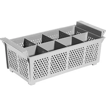 Příslušenství pro stavební techniku CONTACTO Košík do myčky na příbory, šedá 430x210x150 mm | CONTACTO, 2512/042