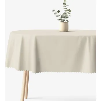 ubrus Oválný teflonový ubrus - přírodní 120 x 160 cm