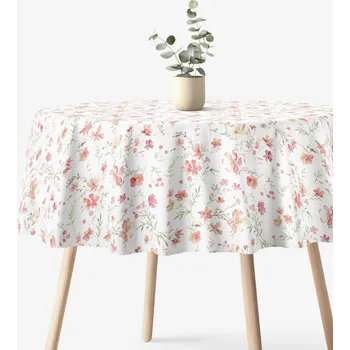 ubrus Kulatý ubrus Valencia - Luční kvítí Ø 200 cm