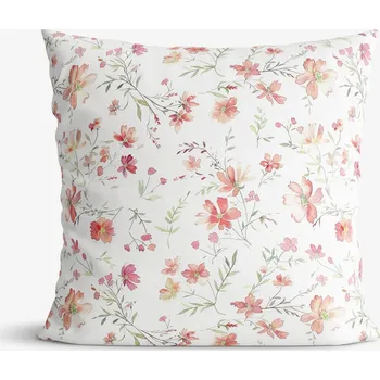 Povlak na polštářek Dekorační povlak na polštář Valencia - Luční kvítí 50 x 50 cm
