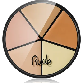 Paletka dekorativní kosmetiky Rude Cosmetics Fabulous Concealer Wheel paleta korektorů odstín Light 7.5 g