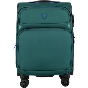 Verage Cabin Cestovní kufr nylonový zelený akcent 35 l