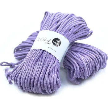 Příze MILA šňůry na šití 6mm/50m levandulová