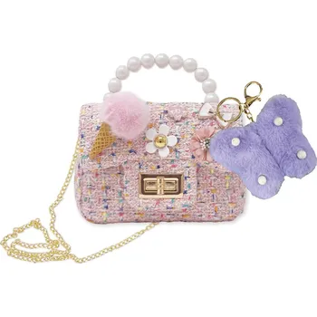 Magnetická kreslící tabulka Mini KABELKA s klíčenkou MOTÝL