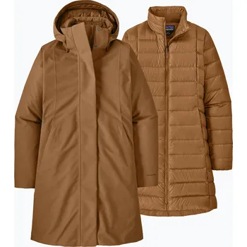 Dámské oblečení Dámská bunda 3v1 Patagonia Tres 3-in-1 Parka deer brown
