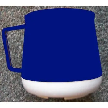 ABNER ŠÁLEK NA KÁVU BEZ VÍČKA PLAST MODRO/BÍLÁ | ABNER, 28315MB