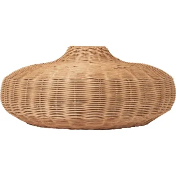 Stínidlo Ferm Living, Stínidlo pro závěsnou lampu Disc, 49,5 cm, ratanové - Formadore