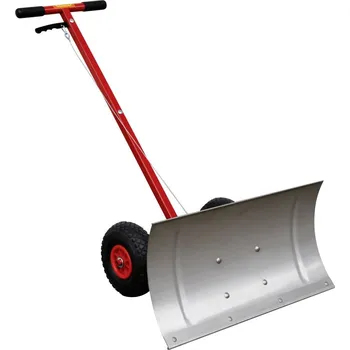 Hrablo na sníh CEMO Ruční hrabadlo na sníh s kolečky 110 x 74 x 90 cm