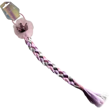 Magnetická kreslící tabulka Gumička s copánkem, fialová