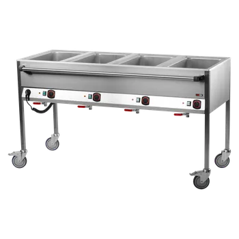 Sporák Vodní lázeň elektrická GN 4-1/1 ovládání na delší straně | REDFOX - VLPD 4120