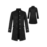 Pánský kabát Geplaimir černý vel. XL