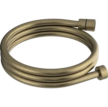 Sprchová hadice Sapho POWERFLEX plastová sprchová hadice, 150cm, zlato mat - FLEX150GO