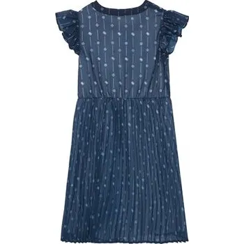 Dámská móda Guess Elegantní šaty J6RK13 WA2T0 Tmavomodrá Regular Fit 7Y