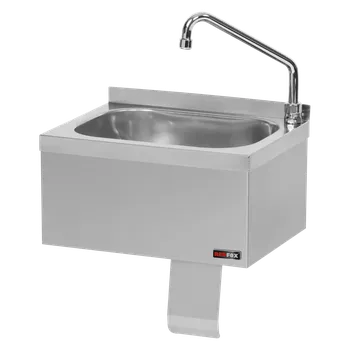 Umyvadlo Dřez opláštěný s kolenovým spínáním | REDFOX - UM 43 + KOB 3