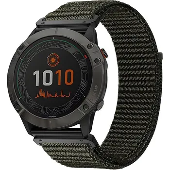 Příslušenství k chytrým hodinkám Eternico Airy for Garmin QuickFit 26mm Military Green