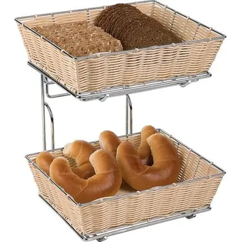 Ventilační potrubí APS Rautový stojan z chromované oceli GN 1/1 500x340x375 mm | APS, Doppeldecker