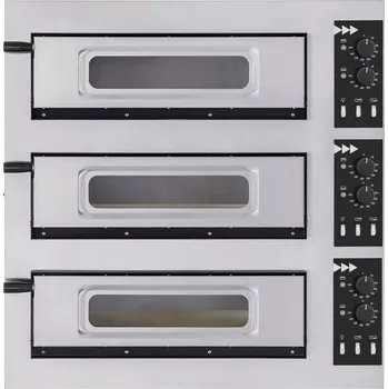 konvektomat Pec na pizzu 3-stupňová basic 3/50 glass and light, Prismafood, 400V/1200W, 915x690x(H)900mm | 201046