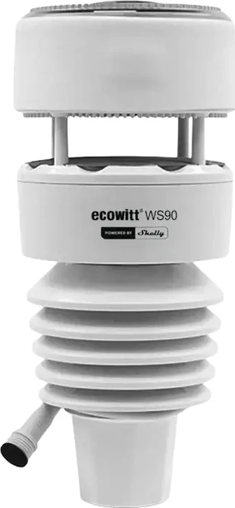 Ecowitt WS90 – 7-v-1 meteostanice powered by Shelly (Zigbee, Bluetooth) WS90-PBS
