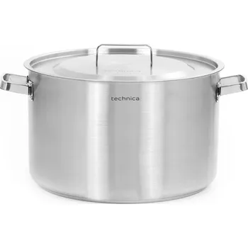 Hrnec TECHNICA Hrnec&nbsp;nízký 31,4 l, průměr 400 mm, z nerezové oceli s pokličkou | TECHNICA, Platinum Line